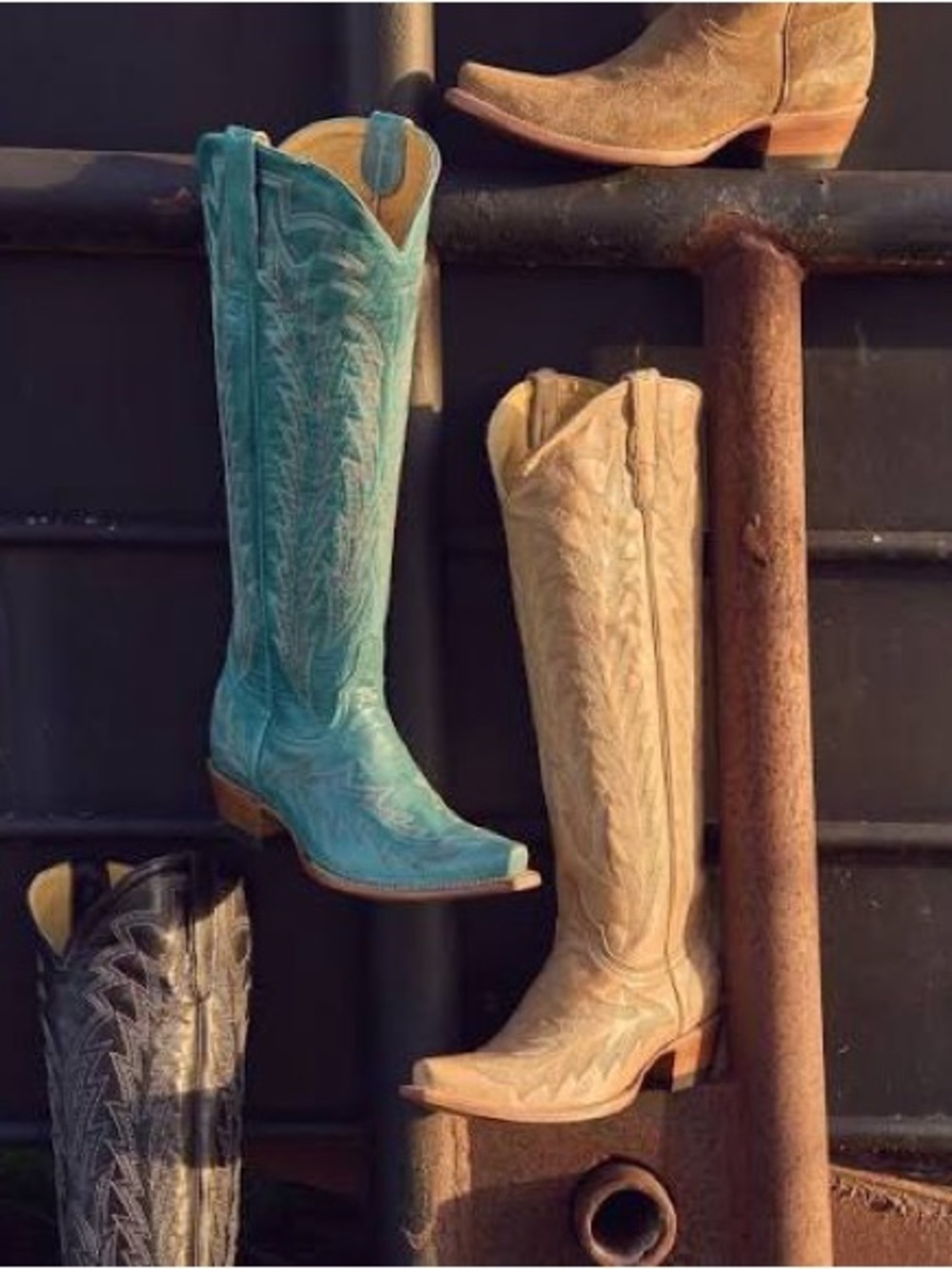 JRC & Sons | Tan Leather Cowgirl Boots - Picture 11 of 16